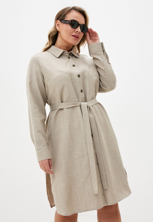 

Платье Modress, Бежевый