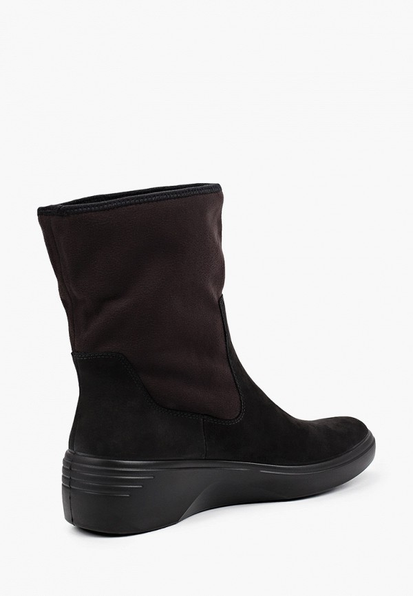 

Полусапоги Ecco, Черный, ECCO SOFT 7 WEDGE W