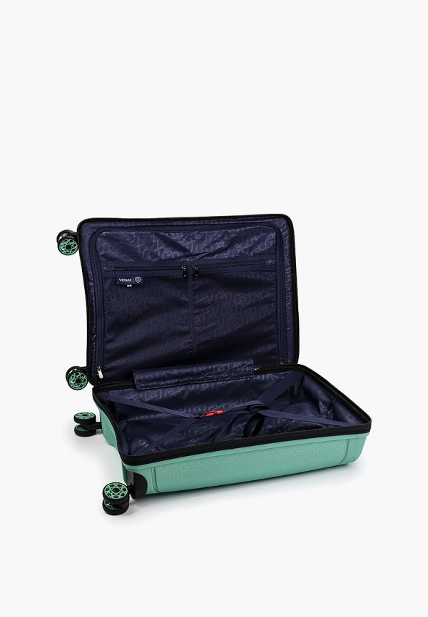 Чемодан Verage бирюзовый, размер 00, фото 5