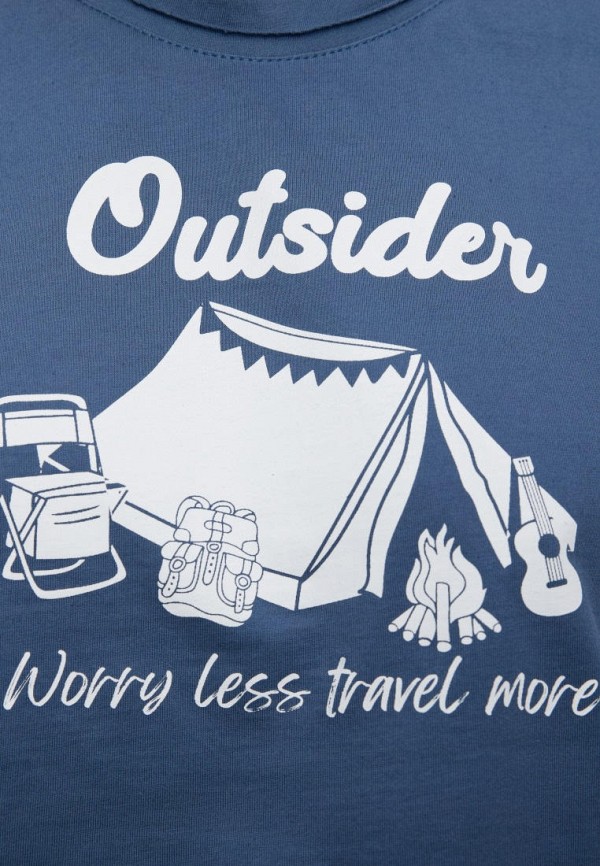 Футболка Befree синий, размер 48, фото 5