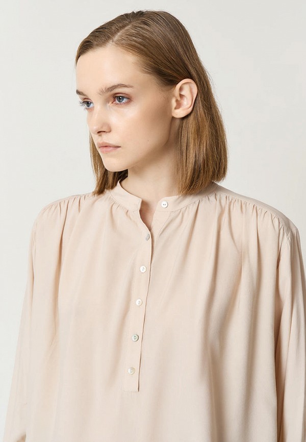 Блуза Baon бежевый, размер 48, фото 5