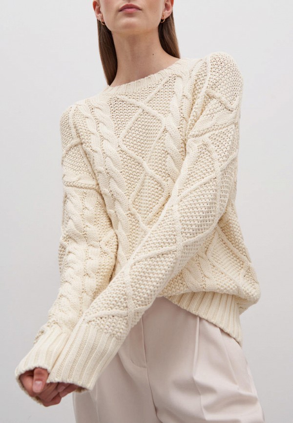 Джемпер Finn Flare бежевый, размер 48, фото 4