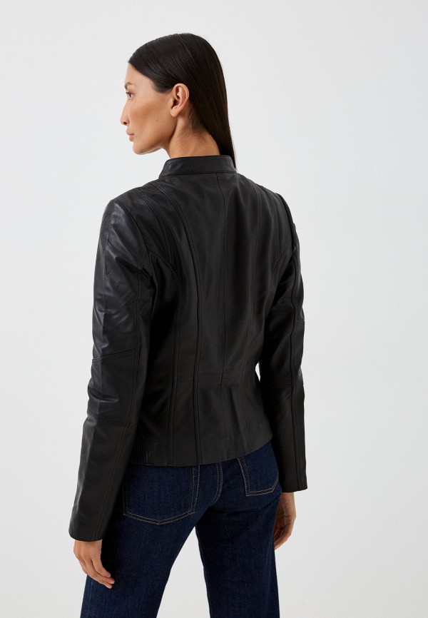 фото Куртка кожаная снежная королева