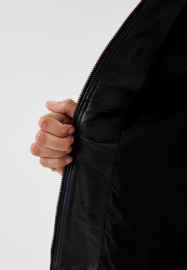 фото Куртка кожаная снежная королева