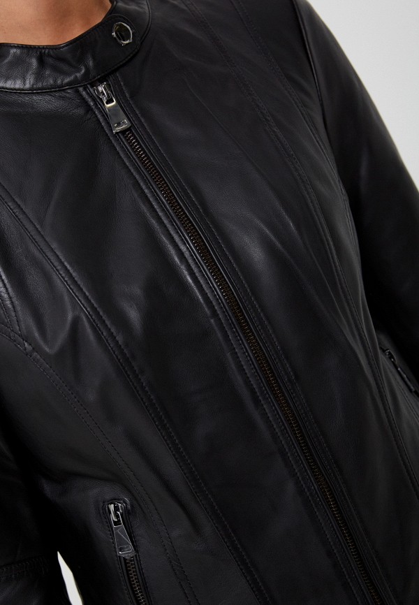 фото Куртка кожаная снежная королева