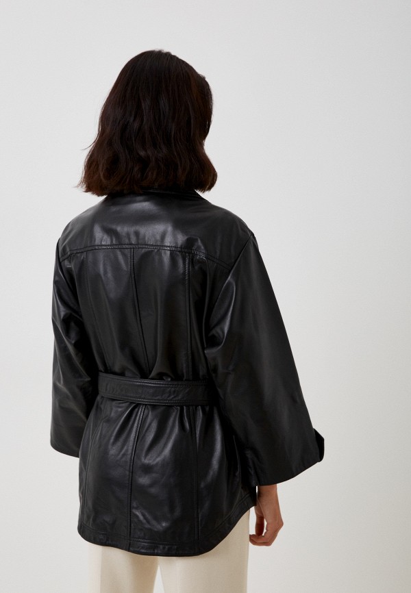 фото Куртка кожаная снежная королева