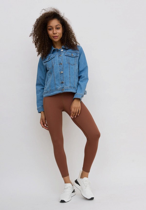 Куртка джинсовая Olya Stoforandova голубой, размер 50, фото 4