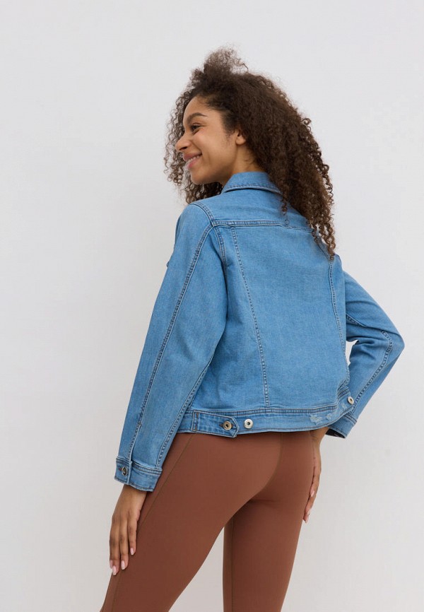 Куртка джинсовая Olya Stoforandova голубой, размер 50, фото 3