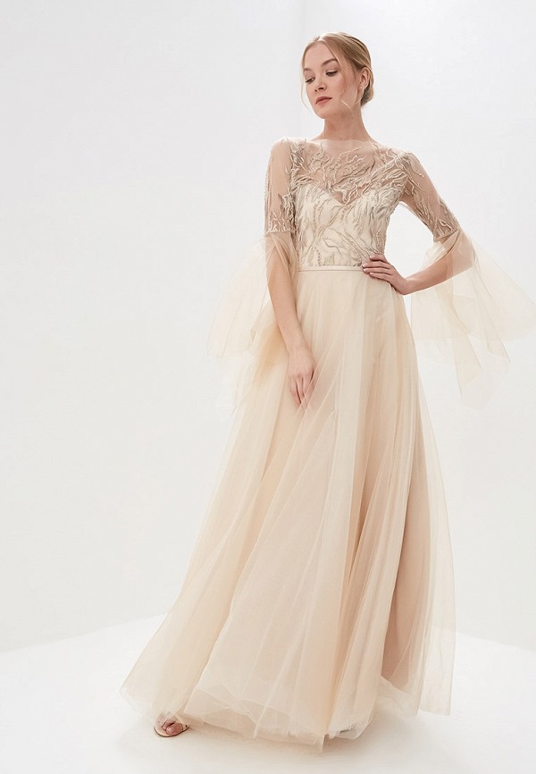 Платье  - бежевый цвет