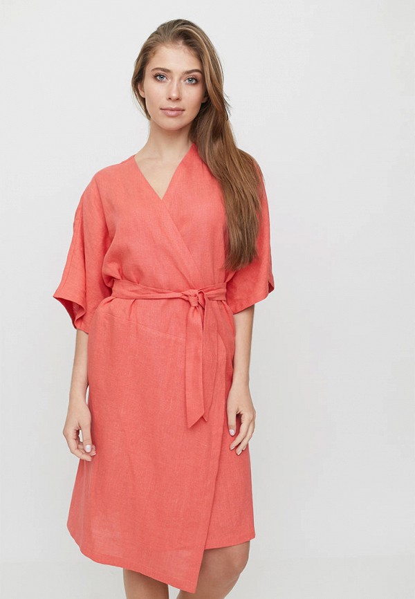 

Платье Linen Pleasure, Коралловый