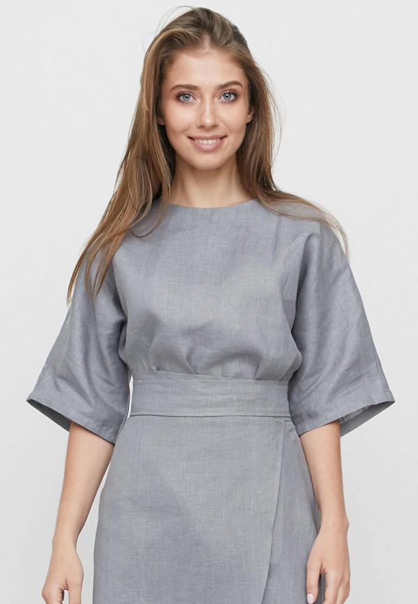 

Блуза Linen Pleasure, Серый