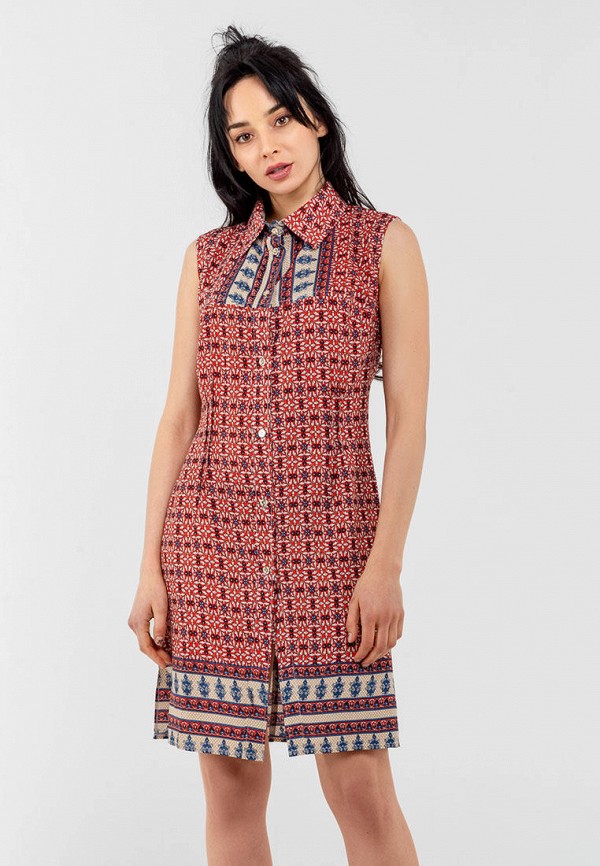 

Платье Modniy Oazis, Красный, Pattern collar