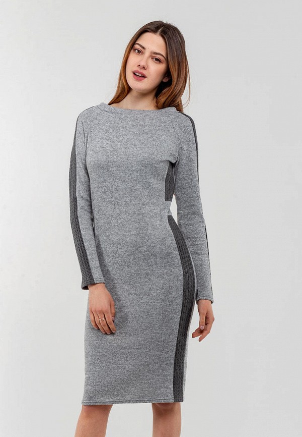 

Платье Modniy Oazis, Серый, Seam stripe