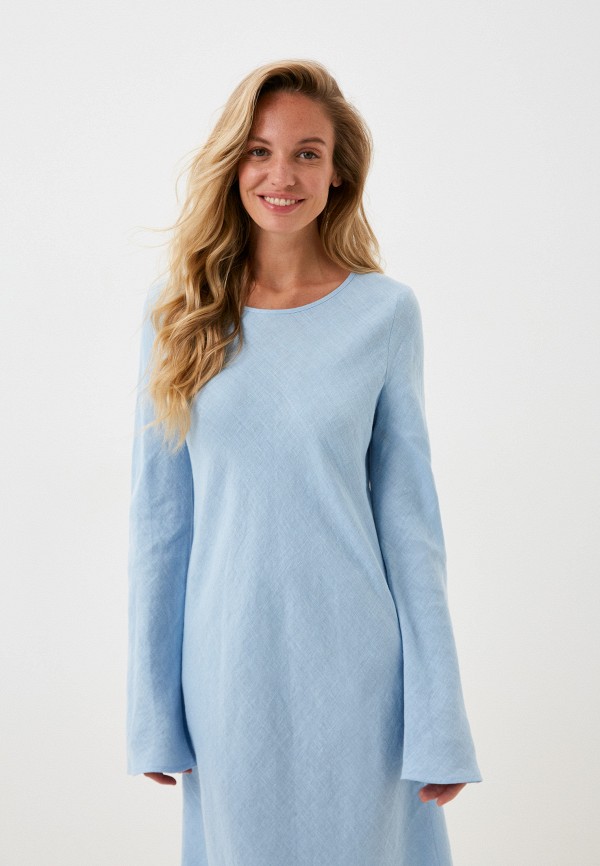 Платье Mellow голубой, размер 42, фото 2