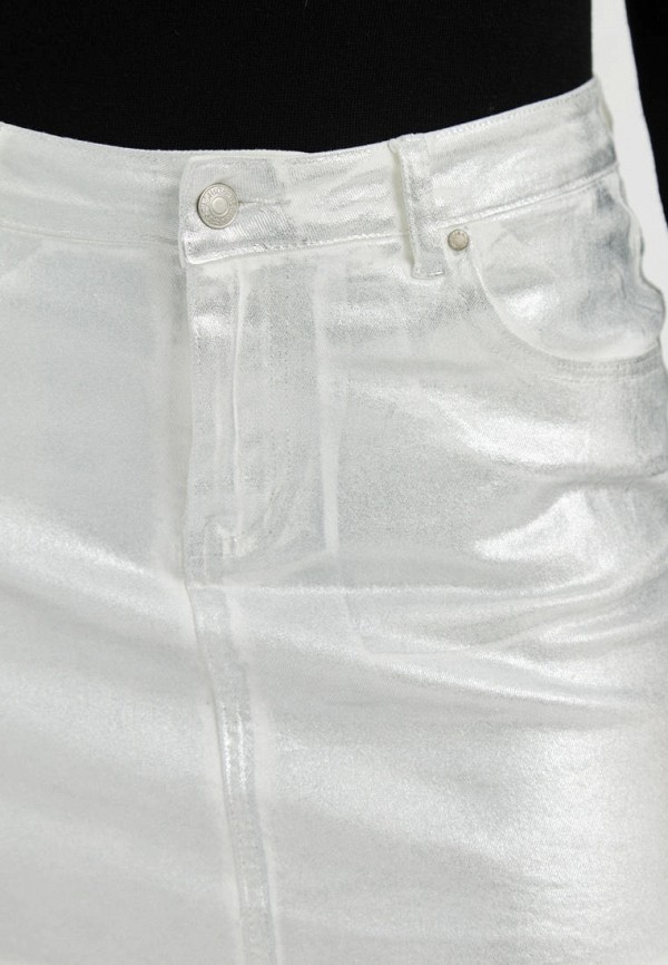 Юбка джинсовая Nerolab цвет Серебряный  Фото 4