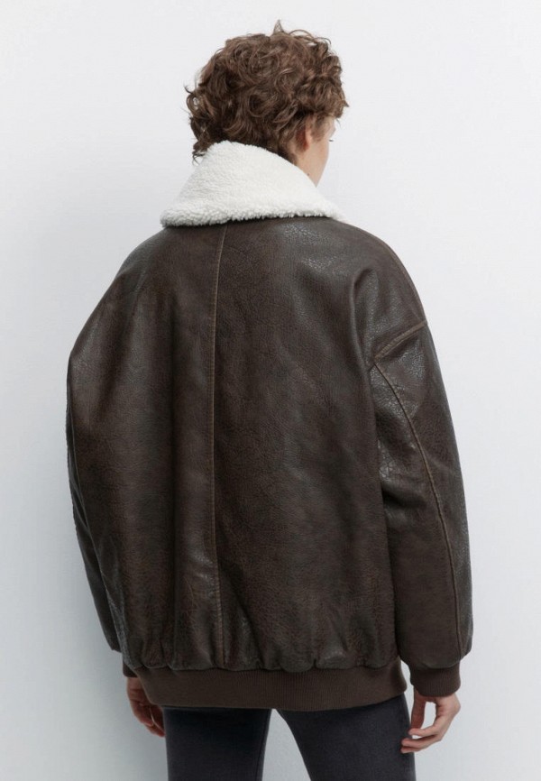 фото Куртка кожаная утепленная befree