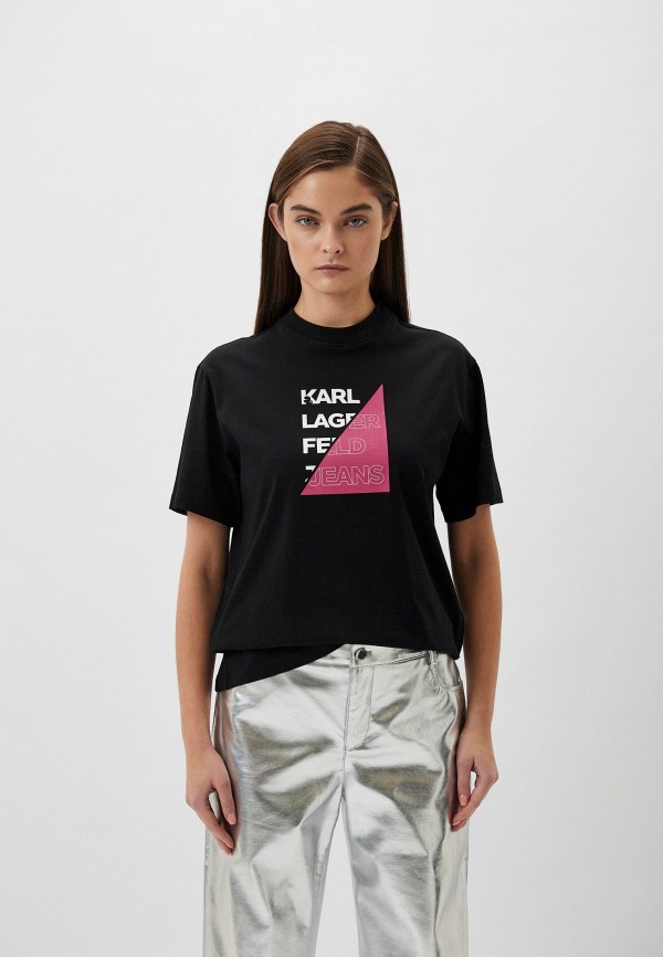 

Футболка Karl Lagerfeld Jeans, Черный