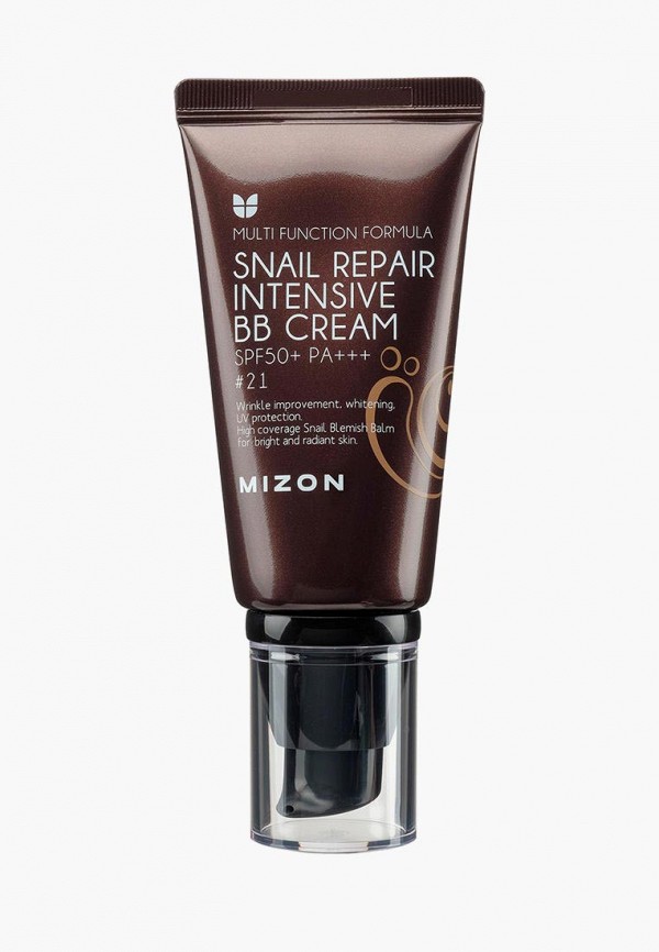 

BB-Крем Mizon, Бежевый, Snail Repair Intensive BB Cream SPF50+ РА+++ №21, 50 мл