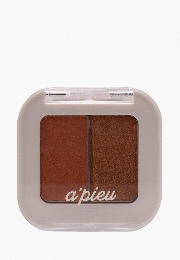 

Палетка для глаз Apieu, Коричневый, Mineral Mono Shadow Dual №4, 1.8 г