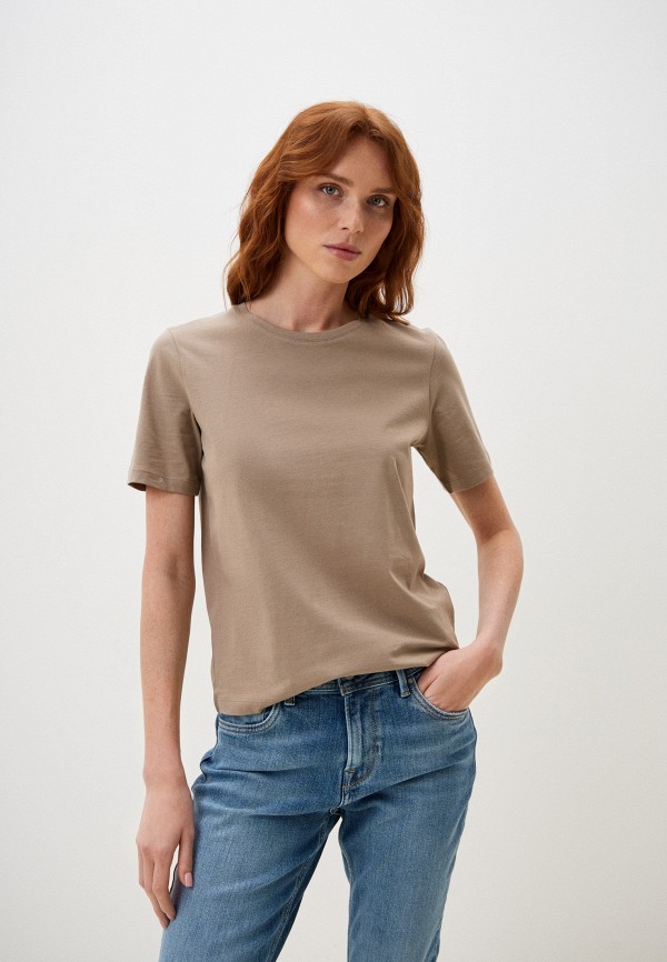 

Футболка Sela, Бежевый, MARY REGULAR FIT