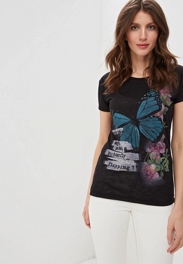 

Футболка Kis, BIG BUTTERFLY, Черный