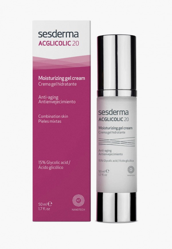 

Гель для лица Sesderma, Белый, Acglicolic 20, 50 мл