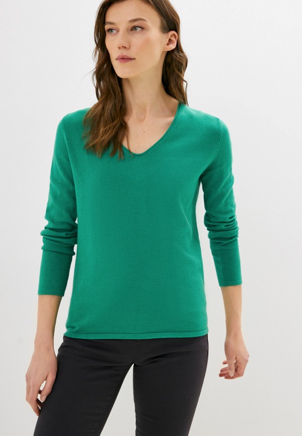 Пуловер Tom Tailor цвет зеленый 