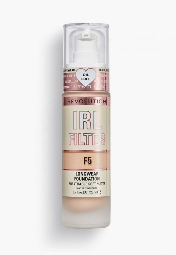 Тональное средство Revolution IRL Filter Longwear Foundation F5, 23 мл