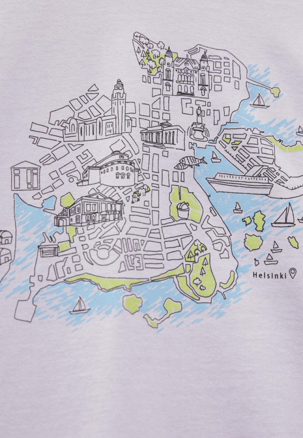 Футболка Finn Flare фиолетовый, размер 50, фото 6