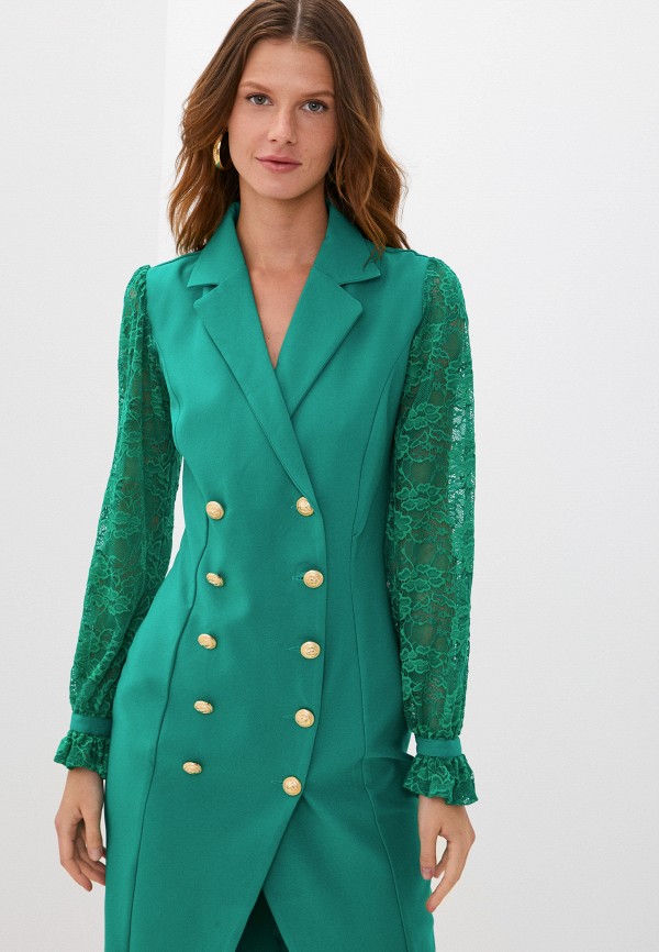 Платье Leya Khaim зеленый, размер 50, фото 2