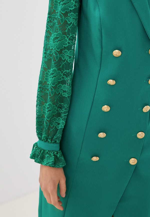 Платье Leya Khaim зеленый, размер 50, фото 4