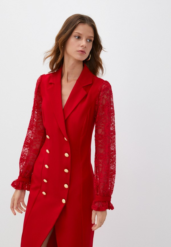 Платье Leya Khaim красный, размер 44, фото 2