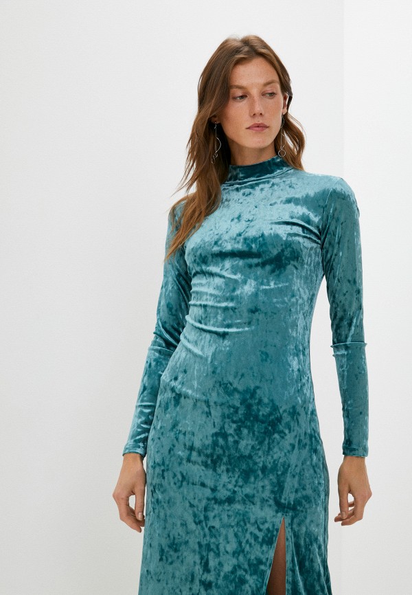 Платье Leya Khaim бирюзовый, размер 52, фото 2