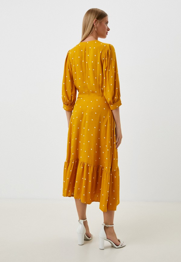 Платье Leya Khaim оранжевый, размер 44, фото 3