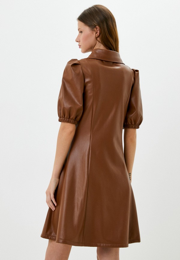 Платье Leya Khaim коричневый, размер 46, фото 3