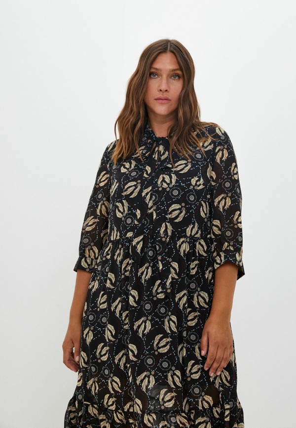 Платье Adele Fashion черный, размер 56, фото 2