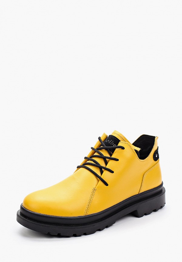 Ботинки Shoiberg цвет желтый  Фото 2