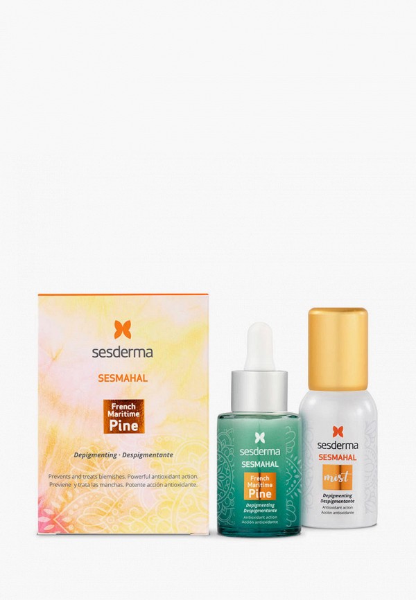 

Набор для ухода за лицом Sesderma, Прозрачный, SESMAHAL French Maritime Pine: Сыворотка депигментирующая 30 мл + спрей мист депигментирующий 30 мл