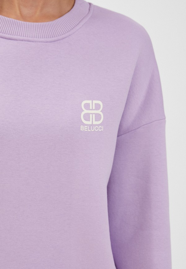 Свитшот Belucci цвет фиолетовый  Фото 4