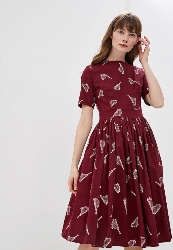 

Платье D&M by 1001 dress, Бордовый