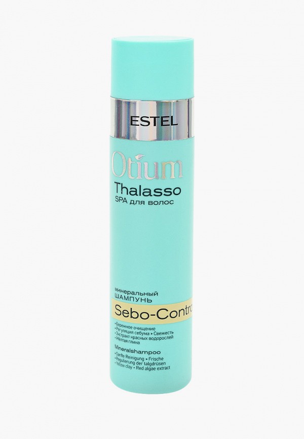 

Шампунь Estel, Прозрачный, Шампунь OTIUM THALASSO SPA для волос ESTEL PROFESSIONAL минеральный sebo-control 250 мл