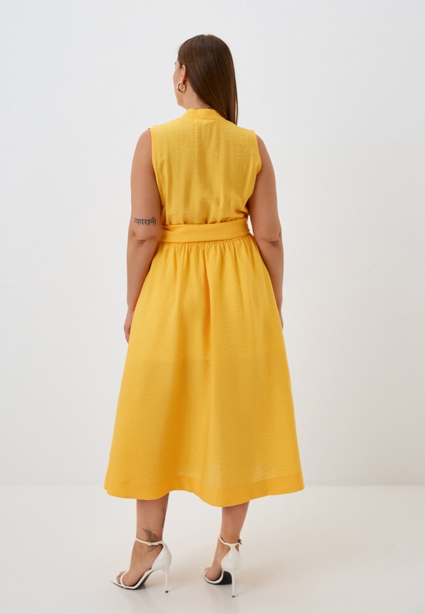 Платье Tobeone оранжевый, размер 50, фото 3