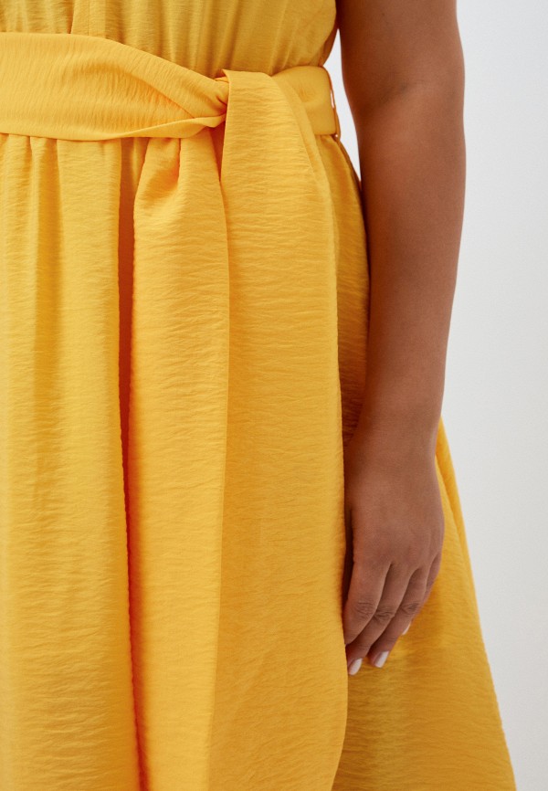 Платье Tobeone оранжевый, размер 50, фото 4