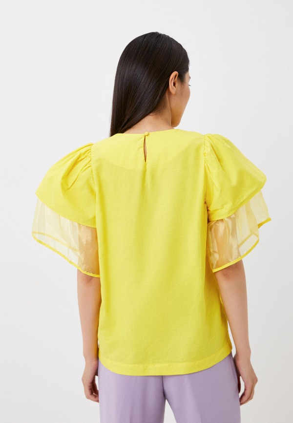 Блуза Selisa желтый, размер 46, фото 3