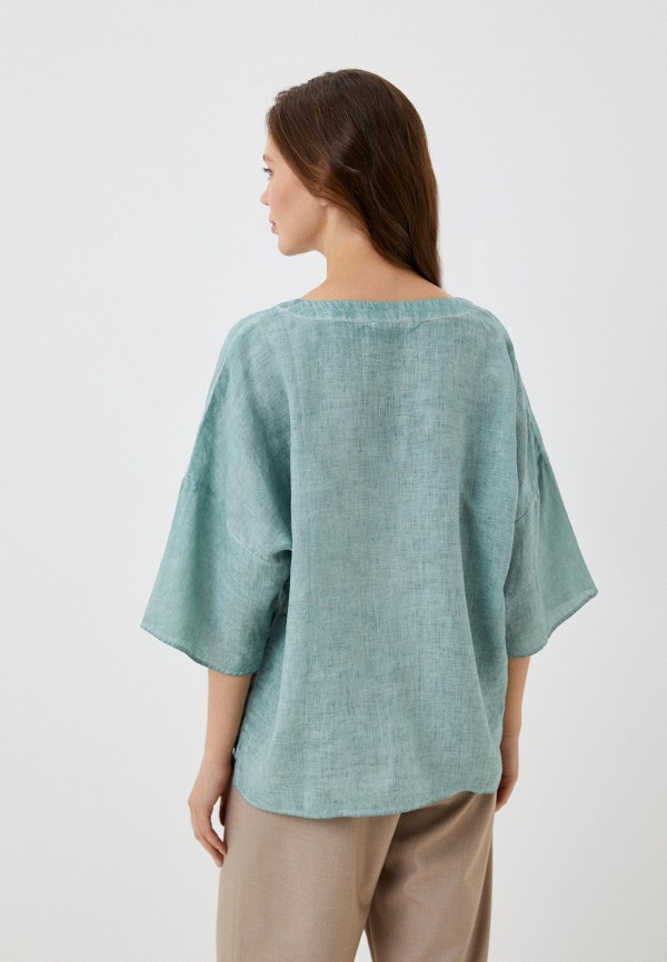 Блуза Agenda бирюзовый, размер 46, фото 3