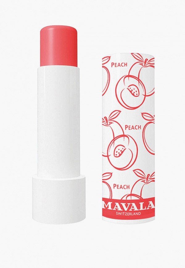 Бальзам для губ оттеночный Mavala TINTED LIP BALM spf 15, увлажнение и питание, тон peach translucent, 4.5 г