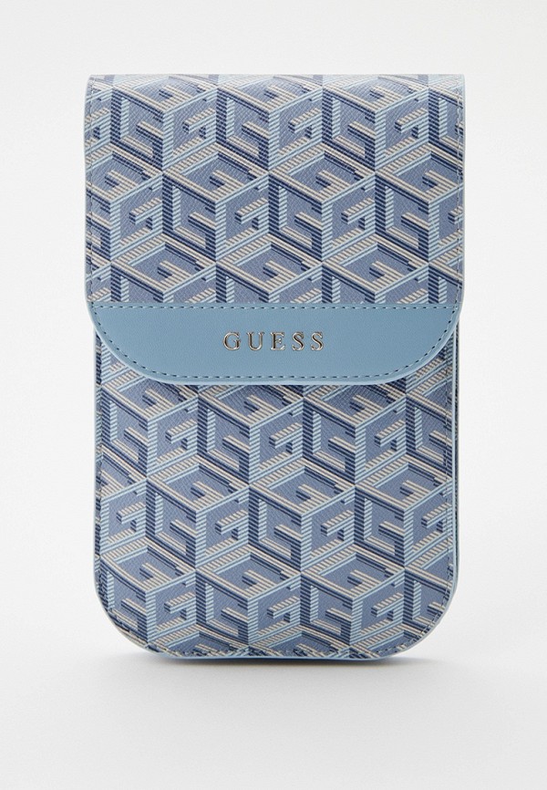 

Чехол для телефона Guess, Голубой, кросс-боди, Wallet Bag