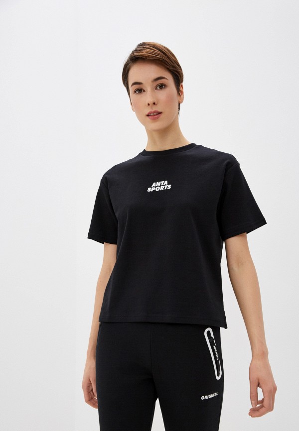 

Футболка спортивная Anta, Черный, SPORTS CULTURE ORIGINAL A-WINDCOTTON