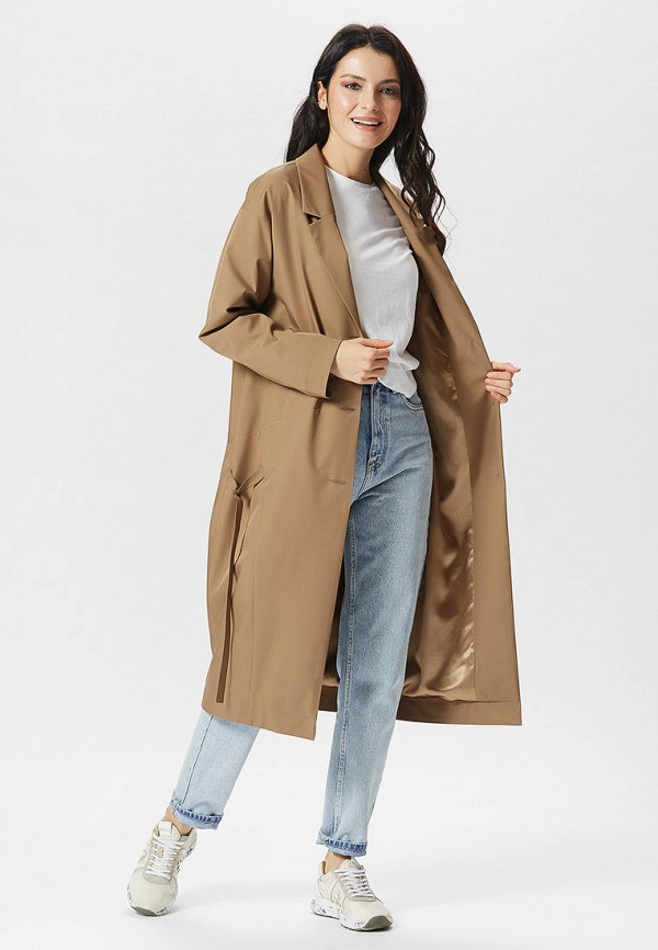 Плащ Dimma коричневый, размер 46, фото 2