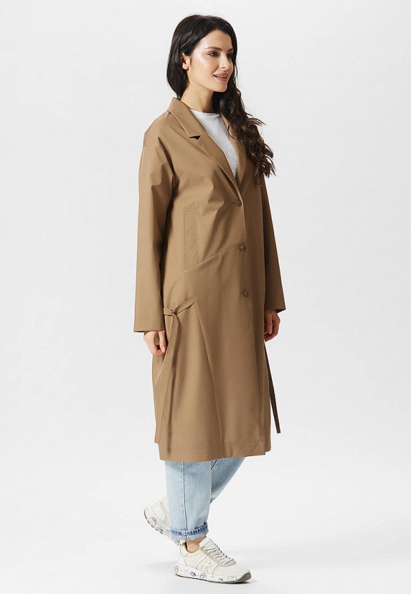 Плащ Dimma коричневый, размер 46, фото 4